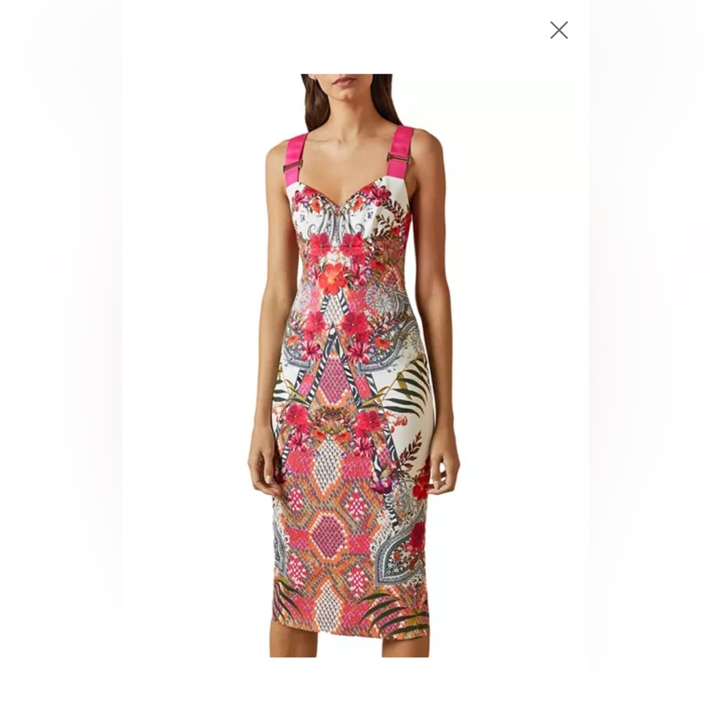 NWOT - Ted Baker Kloeey Strappy Bodycon Dress - US Size 6